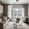 Couch with large windows connecting to the patio