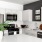 a kitchen with white cabinets