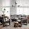 a room with chairs and a table