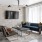a room with chairs and a table