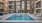 a swimming pool in a courtyard